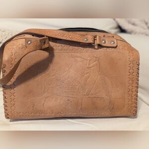 Handcrafted Tan Leather Bag